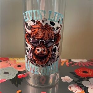 Handmade skinny tumbler